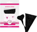 Bye Bra Adhesive String Lace Finish Black One Size