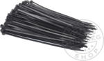  Kábel kötöző szett 100 db, 250x7, 6 mm fekete