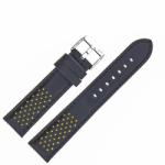 Morellato Curea ceas Morellato barbati, negru/galben, 20mm 22mm 24mm A01X5272C91197CR (A01X5272C91197CR)