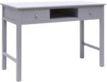 vidaXL Birou de scris, gri, 110 x 45 x 76 cm, lemn (284156) - vidaxl