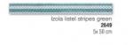  Listello, KAI Group, Izola Stripes Green 5*50 cm 2649 I. o