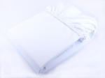 Ourbaby® Cearșaf impermeabil din bumbac - alb