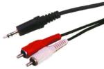 Cabletech Cablu jack 3.5 -2rca 7.5m (KPO2747-7.5)