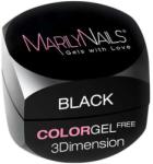 Marilynails 3Dimension Color gel Free - Black 3ml