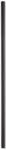  Fém szívószál egyenes rozsdamentes fekete színű 6 mm x 215mm 1db - mindenamibar