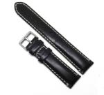  Curea de ceas Neagra din piele naturala - 18mm, 20mm - WZ3553 (WZ3553)