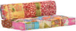 vidaXL Pernă fotoliu puf, model petice, material textil (249419)