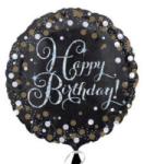  18 inch-es Happy Birthday Sparkling Születésnapi Fólia Lufi