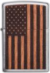 Zippo Brichetă Zippo 29966 Woodchuck USA, Mahogany Emblem-American Flag (29966) Bricheta