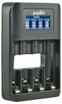 Jupio USB gyors elemtöltő LCD kijelzővel (JBC0120) (JBC0120)