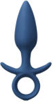 NS Novelties Dop Anal Cu Vibratii Renegade King, Medium, Albastru, 15 Cm