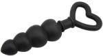 Chisa-novelties Dop Anal Beaded Luv Probe, Negru, 15.5 Cm