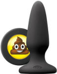 NS Novelties Dop Anal Mojis Sht Medium Negru, 8.5 Cm