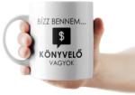 Partikellékek Bízz bennem, könyvelő vagyok bögre