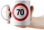 Partikellékek Sebességkorlátozó 70. születésnapi bögre
