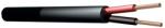 Power Dynamics Cablu difuzor 100V, 2x1.5mm 15A negru 50m Power Dynamics (801.816)