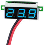  E226BL Mini digitális feszültségmérő kék 2.5-30V (2 vezetékes)