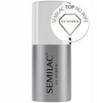 Semilac Top coat pentru oja semipermanentă - Semilac UV Hybrid No Wipe 7 ml
