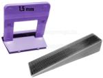 SKT SKT20 ÉKES lapszintező, 100db ÉK + 500db TALP, 1, 5mm fuga, 5-15mm laphoz (skt20115cs13) (skt20115cs13)