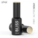 Lila Rossa Oja semipermanenta Lila Rossa, Bliss glitter top color, gold, 7 ml