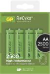 GP Batteries Set acumulatori AA R6 NiMH Recyko+ 2500mAh 1.2V 4buc/blister GP (GP250AAHC-RCK-BL4) - sogest Baterie reincarcabila
