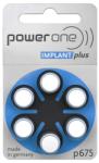 power one Baterii auditive P675 implant plus Power One 6buc (P675 IMPLANT PLUS) - sogest Baterii de unica folosinta
