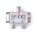 Nedis CATV F-elosztó | Max 4, 2 dB erősítés | 5 - 1000 MHz | 2 Kimenet Nedis SSPL200ME (SSPL200ME)