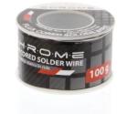 CHROME Fludor 100gr 0.8mm SN60 PB40 Flux 2% Chrome (TIN-100GR/0.8MM-CHR) - sogest