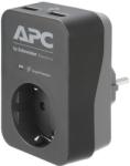 APC Essential SurgeArrest 1 Plug + 2 USB (PME1WU2B-GR)