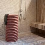 Piatraonline Chiuveta Tao Travertin Opium Red SP-23, 82 x 42 cm