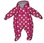 Mamas & Papas Mamas&Papas - Combinezon zapada Quilted Pocket, Fucsia/Dots (MP_S07GR31B40)