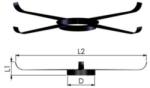 Tricox Központosító flexibilis rendszerhez, Ø 110 mm, 5 db/csomag (FKP805)