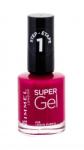 Rimmel Super Gel STEP1 lac de unghii 12 ml pentru femei 025 Urban Purple