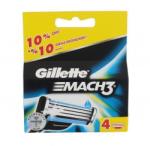 Gillette Mach3 rezerve lame Lame de rezervă 4 buc pentru bărbați