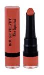 Bourjois Rouge Velvet The Lipstick ruj de buze 2, 4 g pentru femei 15 Peach Tatin