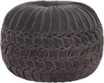 vidaXL Taburet puf design smoc, antracit, 40x30 cm, bumbac & catifea (284032) Canapea