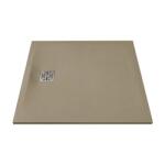 MARMY Dolomite öntött márvány zuhanytálca 90x100 cm, matt latte 80 7850 90 10 56 (80 7850 90 10 56)