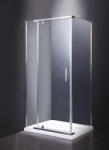 Niagara Wellness Carol 100x80 cm-es szögletes zuhanykabin zuhanytálcával