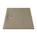 MARMY Dolomite öntött márvány zuhanytálca 80x80 cm, GUCCI LATTE 80 7638 80 80 56 (80 7638 80 80 56)