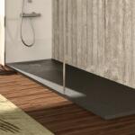 MARMY Dolomite öntött márvány zuhanytálca 90x160 cm, CAVALLI BLACK 80 7855 90 16 54 (80 7855 90 16 54)