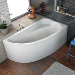 Kolpa-San Calando-L 160x90/M-1 Beépíthető aszimmetrikus sarokkád vízmasszázs rendszerrel 571920 balos (571920)