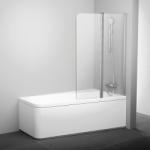 RAVAK 10CVS2 100 cm jobbos kádparaván Transparent üveggel, fehér 7QRA0103Z1 (7QRA0103Z1)