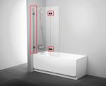 RAVAK BVS2 kádparavánhoz zsanér szett balos (B SET BVS2 100) D01000A072 (D01000A072)