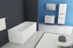 Kolpa-San Rapido 200x90/M-1 Beépíthető egyenes fürdőkád vízmasszázs rendszerrel 525270 (525270)
