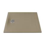 MARMY Dolomite öntött márvány zuhanytálca 80x100 cm, matt latte 80 7639 80 10 56 (80 7639 80 10 56)