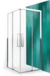 Roltechnik Exclusive Line ECS2L/1100 szögletes zuhanykabin (EGY AJTÓT TARTALMAZ! ) (black elox, transparent, 560-110000L-05-02) (560-110000L-05-02)