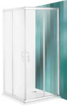 Roltechnik Proxima Line PXS2L 80 cm-es négyszögletes zuhanykabin (egyik fele-baloldali rész) (brillant, transparent, 78, 5-81x200 cm, 528-8000000-00-02) (528-8000000-00-02)