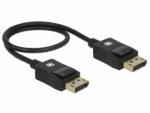 Delock Cablu Displayport coaxial 8K60Hz T-T 0.5m Negru, Delock 85299 (85299)