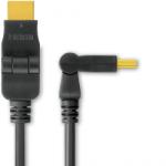  Cablu HDMI-A v1.4 3D Full HD conector rotativ T-T 10m Negru, KPHDMO10 (KPHDMO10)