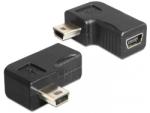 Delock Adaptor mini USB-B 5 pini T-M unghi 90 grade, Delock 65448 (65448)